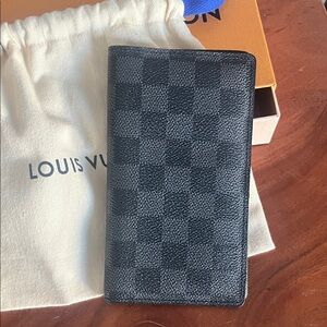 Louis Vuitton Damier Graphite Long Bifold Wallet - Black/Gray